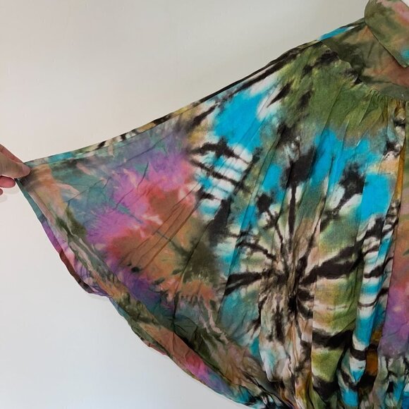 Tolani Collection Womens Tie Dye Print Top Multicolor Relaxed Fit Modal Size XXS - Picture 5 of 15